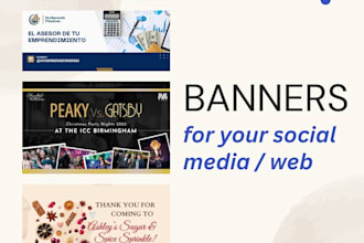 create fabulous banners for your social network or webpage
