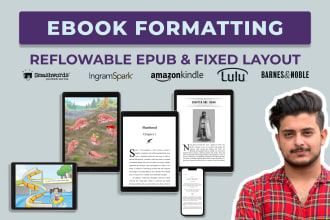do ebook formatting epub kindle book formatting layout design kdp