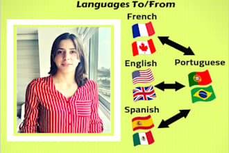 translate to english french spanish or portuguese