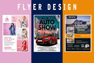 design a professional business flyer or brochure