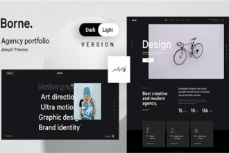 build a modern static website using jekyll, hosted on github pages or netlify