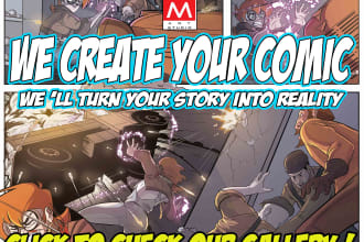 draw a comic page based on your script