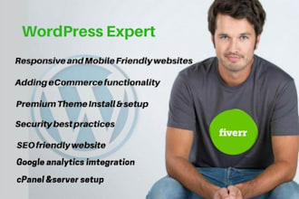 build or  customize wordpress website