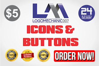 design unique and professional icons