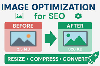 optimize compress resize image for web and SEO