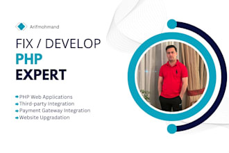 fix or develop professional website in PHP