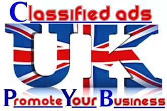 post your url to 30 UK classified ads