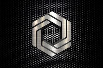 transform your logo or text into 3d shiny metal effect