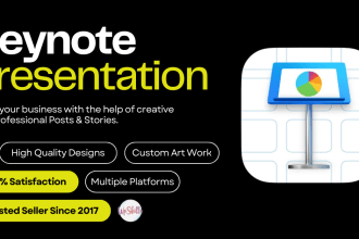 design keynote pitch deck presentation