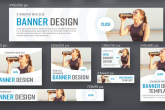 design top ten google web banner sizes