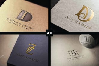 create a beautiful unique monogram logo