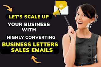 write business, sales letters, and professional emails