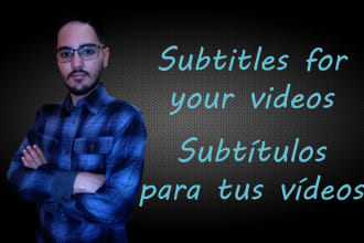 subtitle your videos for youtube, instagram and many more