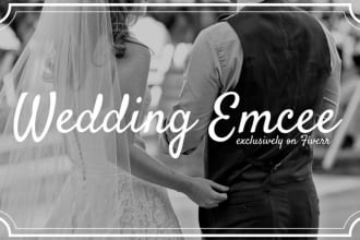 be your wedding emcee