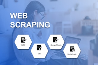 do web scraping, extraction, mining, harvesting