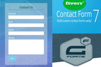 fix or create contact form for wordpress website