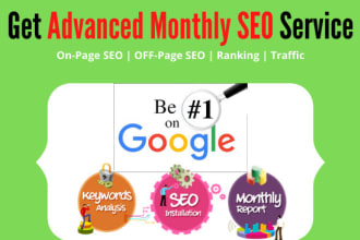 do complete monthly seo for top 10 ranking