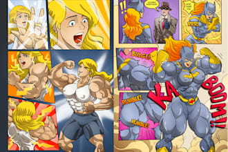 do comic art for your script