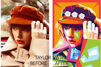 make awesome professional wpap popart from your photos