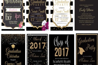 design an amazing graduation invitation