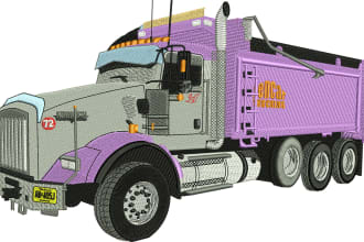 do embroidery digitizing in dst pes in 1 hour