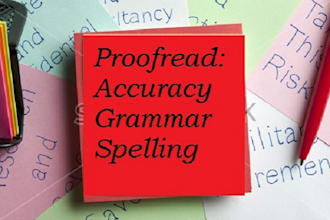 do proofreading of documents