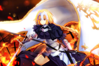 draw your character in anime style