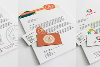 create business card and stationery layout