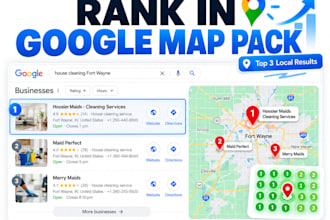 do local SEO and google business profile optimization for map pack