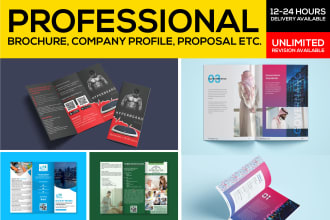 design a professional marketing brochure for your business
