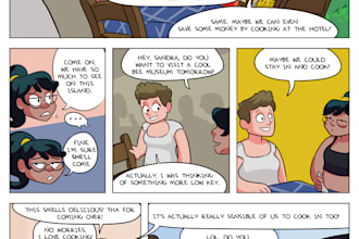 make a comic strip or page