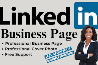 create linkedin business page