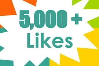 give you 5000 GUARANTEED facebook likes subscribers followers in 48h