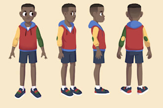 create awesome character designs or reference sheet
