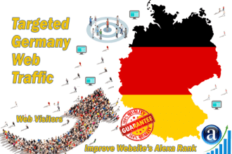 send targeted organic web traffic from germany