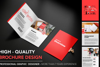 design professional brochure, catalogue, booklet and magazine