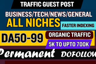 real outreach high da guest post da50 to 99 index blog