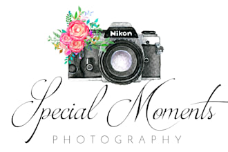 make an original watercolor logo