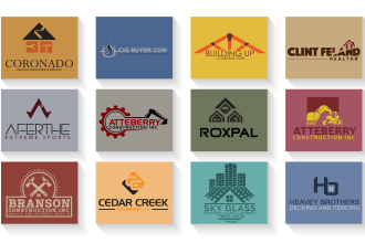 design construction mortgage property home plumbing realtor real estate logo