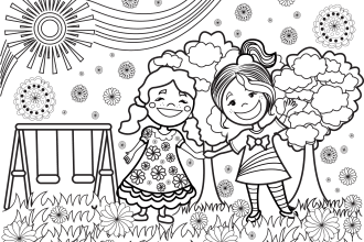 make a coloring page