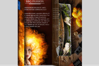 create a trendy and elegant brochure, lookbook or flyer