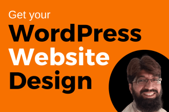build or redesign a wordpress website or wordpress blog