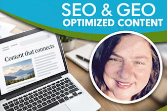 create custom content optimized for SEO and GEO