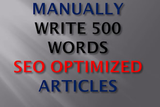 write a perfect SEO optimized article