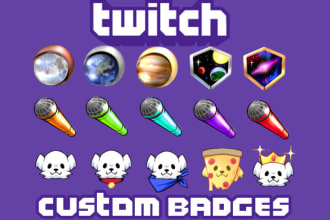 create custom twitch badges
