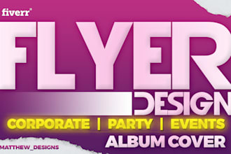 create amazing eyecatchy flyers design