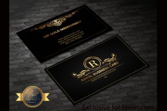 design luxury business card and stationery