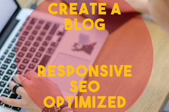 create seo optimised blog website