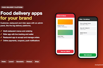 build a food delivery app, taxi booking app or restaurant pos system