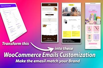 customize woocommerce email templates to match your brand